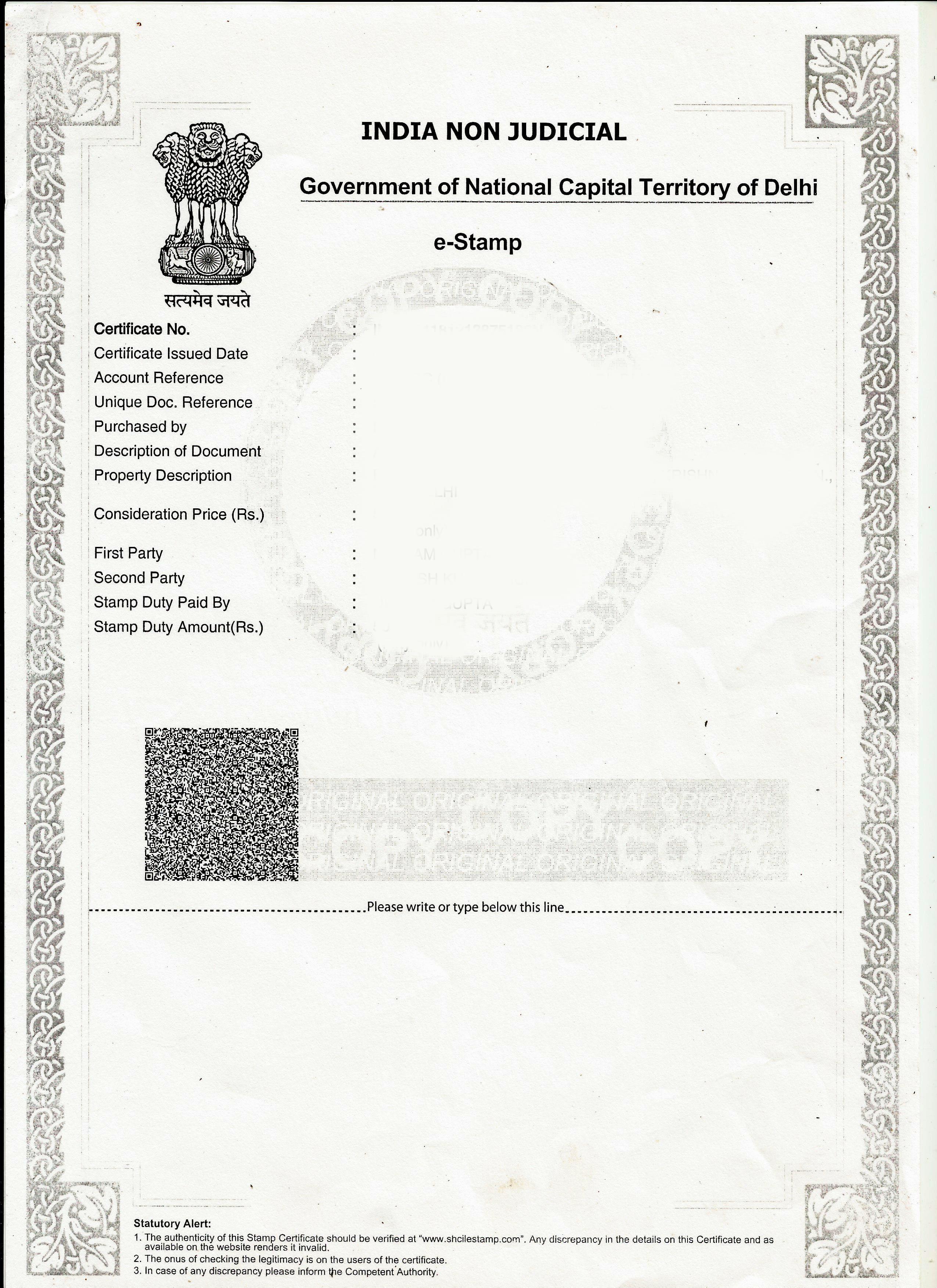 Stamp paper vs notary vs gazetted certificate